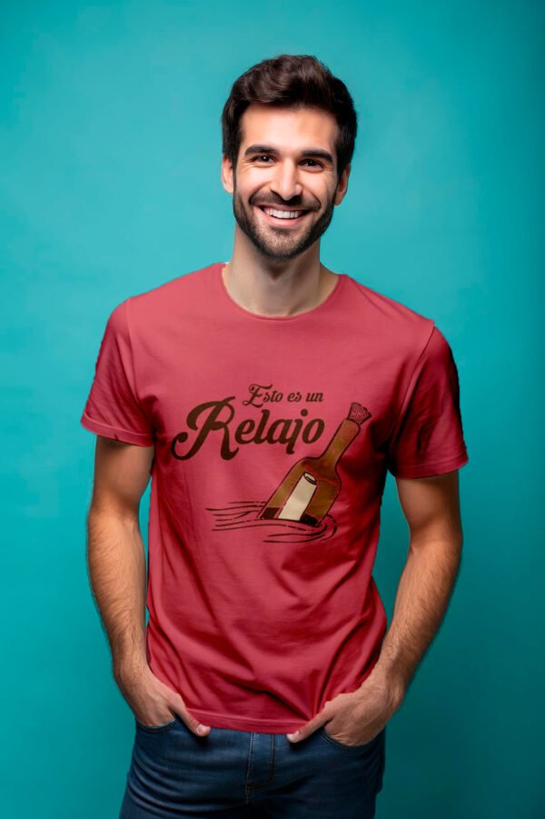 Primem Esto es un Relajo - Camiseta Gruesa Teñida para Hombre