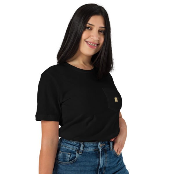 Camiseta con bolsillo unisex