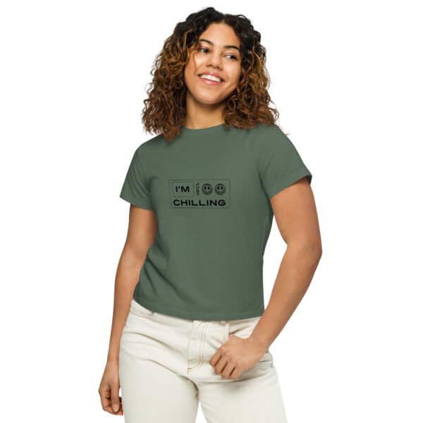 Camiseta de cintura alta para mujer