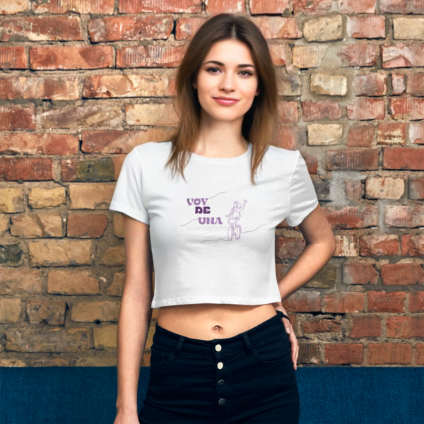 Camiseta corta para mujer