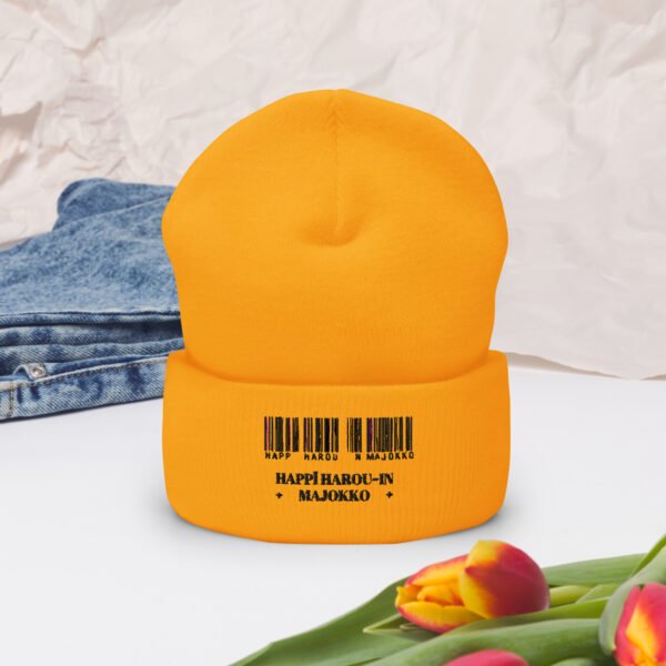 Gorro con borde vuelto