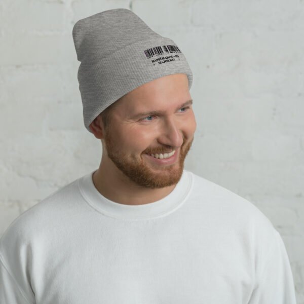Gorro con borde vuelto