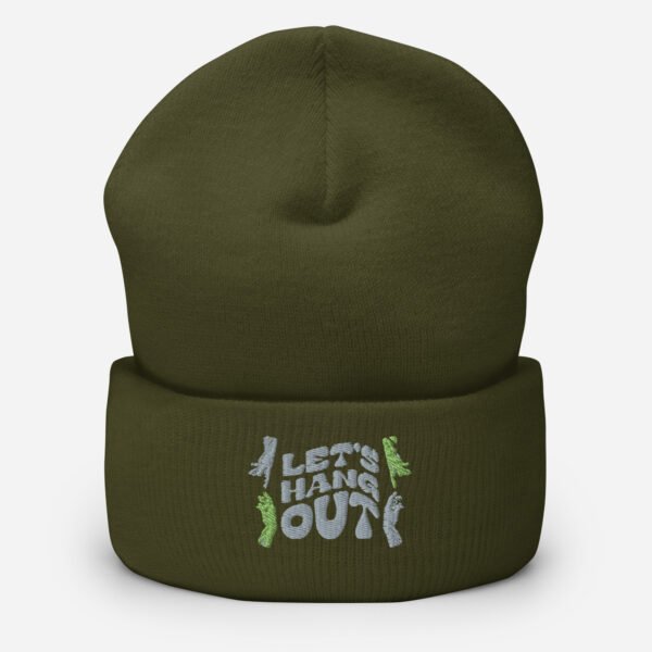Gorro con borde vuelto Let's Hang Out