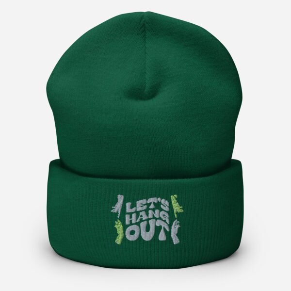 Gorro con borde vuelto Let's Hang Out
