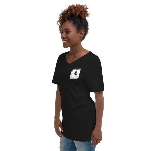 Unisex Short Sleeve V-Neck T-Shirt